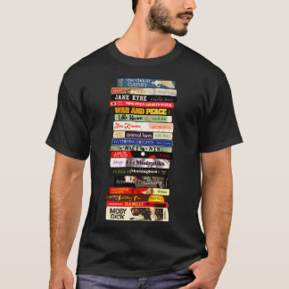 Klassiker der Literatur Bücherstapel T-Shirt