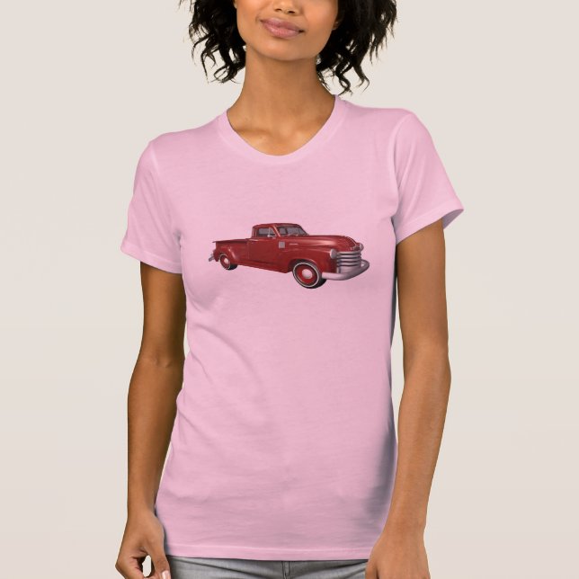 Klassiker des Chevy Aufnahmen-LKW-1951 T-Shirt (Vorderseite)