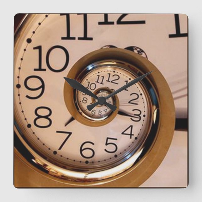 Klassiker-gewundene Wanduhr (Vorderseite)