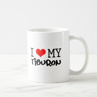 Klassiker "ich Liebe mein Tiburon" Entwurf Kaffeetasse