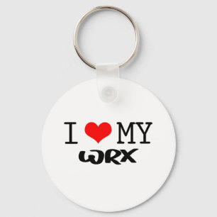 Klassiker "ich Liebe mein WRX" Entwurf Schlüsselanhänger