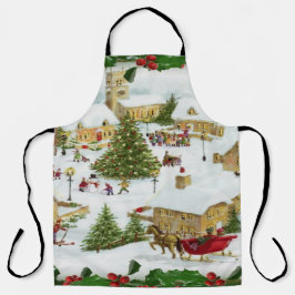 Klassiker Weihnachtsfeiertagen Schürze