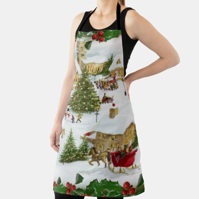 Klassiker Weihnachtsfeiertagen Schürze (InSitu)