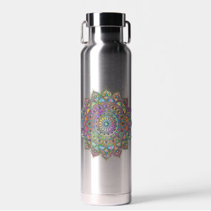 Klassisch buntes Mandala Indien Stil 1 Trinkflasche