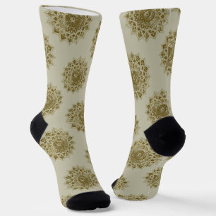 Klassisch buntes Mandala Indien-Stil 4 Socken