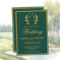 Klassisch Elegant mit Details Golf-Thema-Hochzeit