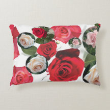 Klassisch elegante Rot, Creme, Rosa Rosen