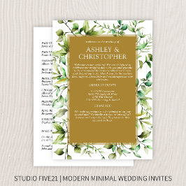 Klassisch elegante Rustikale Hochzeit an der blühe Programm