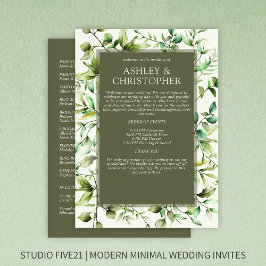 Klassisch elegante Rustikale Hochzeit an der blühe Programm