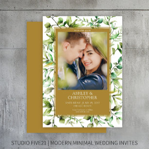 Klassisch elegante Rustikale Hochzeit an der blühe Save The Date