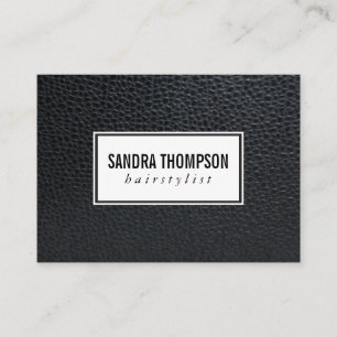 Klassisch elegantes Imitat Leather Visitenkarte