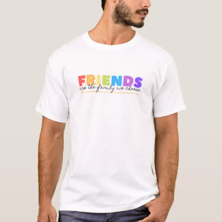 Klassisch Fresh white t sirt "Friend's T-Shirt
