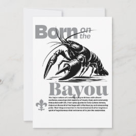 Klassisch Geboren an der Bayou Cajun Vibes Einladung
