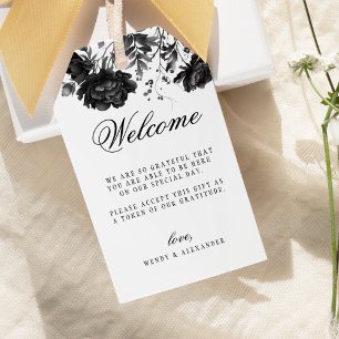 Klassisch-gotische Hochzeit in Urlaubsort Willkomm Geschenkanhänger