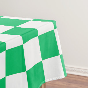 Klassisch grün kariert tischdecke