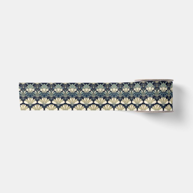 Klassisch in den 1920er Jahren Inspiriert Art Deco Satinband (Vorderseite)