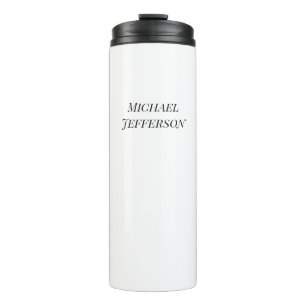 Klassisch kreativ Trendy Black & White Thermosbecher