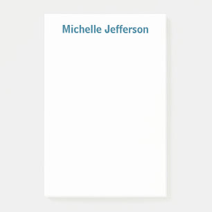 Klassisch Kreative Trendige Weiße Ozeanblau Post-it Klebezettel