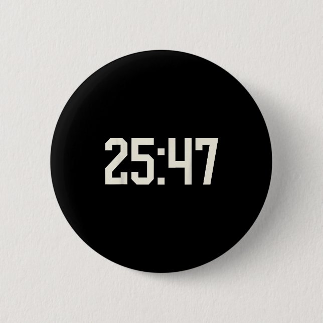 Klassisch lustig 2547 25 47 subtil 25. Zusatzartik Button (Vorderseite)