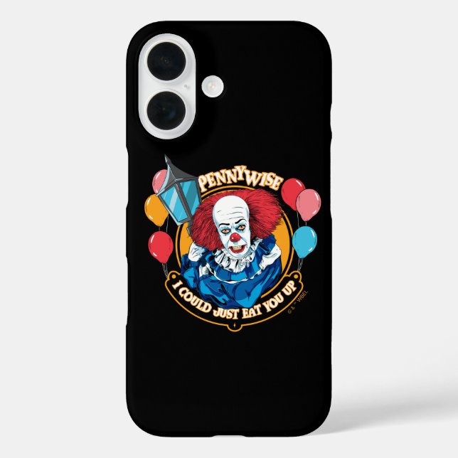 Klassisch pennywise - ich könnte Sie einfach essen iPhone 16 Hülle (Rückseite)