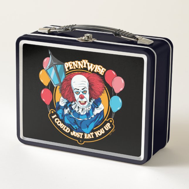 Klassisch pennywise - ich könnte Sie einfach essen Metall Brotdose (Vorderseite)