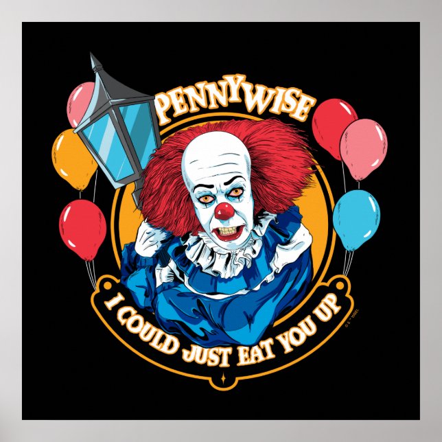 Klassisch pennywise - ich könnte Sie einfach essen Poster (Vorne)