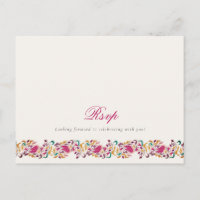 Klassisch Pink Grün Gelb Floral Schwan Vogel Hochz