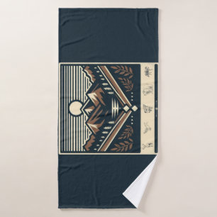 Klassisch/Retro-Outdoor/Wildnis Badehandtuch