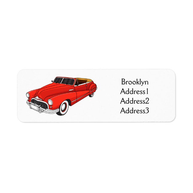 Klassisch rot 1948 Auto (Vorne)