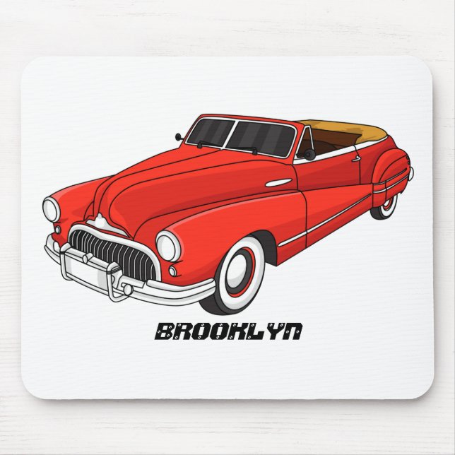 Klassisch rot 1948 Auto Mousepad (Vorne)