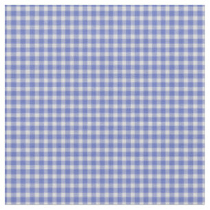 Klassisch Royal Blau Gingham Karo Stoff