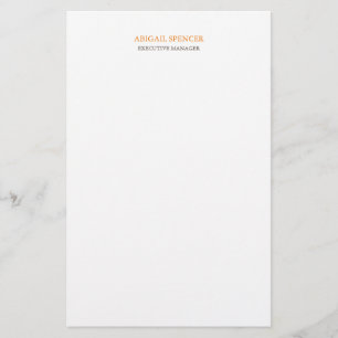 Klassisch Schlicht Einfach Sauber Professionell Ge Briefpapier