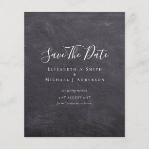 Klassisch TEXT ONLY Minimalistisch BUDGET TERMINSC Flyer