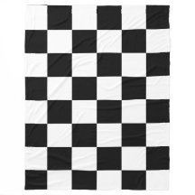 Klassisch Weiß mit schwarzem Quadrat-Stil