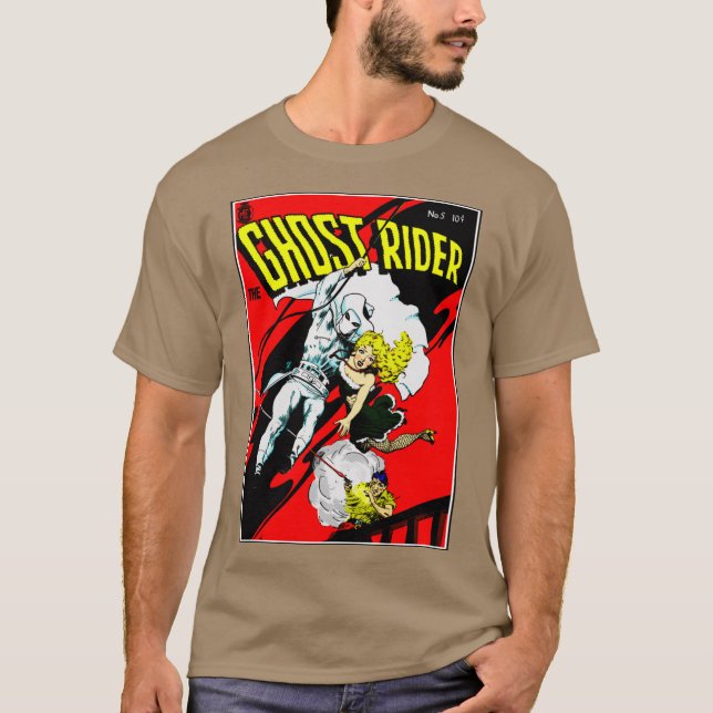 Klassische 1950er Jahre Der Ghostrider-T - Shirt (Vorderseite)