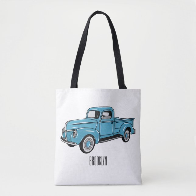 Klassische Abbildung des Cartoon eines LKW Tasche (Vorderseite)