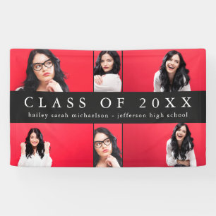 Klassische Abschluss-FotoCollage mit dem Namen Gra Banner