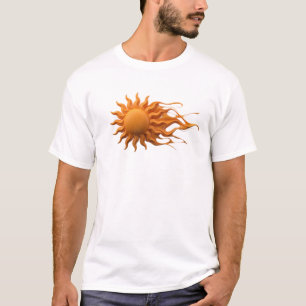 Klassische ABSTRACT SUN Art Komposition T-Shirt