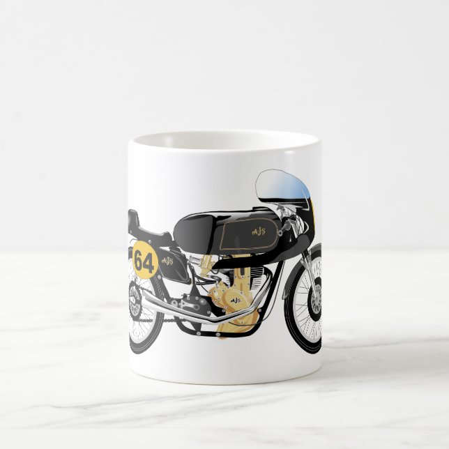 Klassische AJS 7R Motorrad-Tasse Kaffeetasse (Mittel)