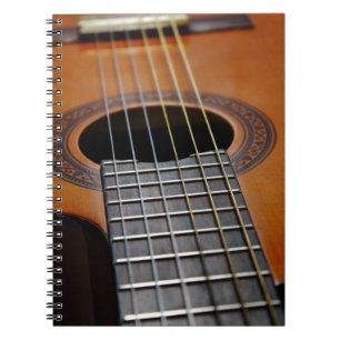 Klassische Akustikgitarre Notizblock