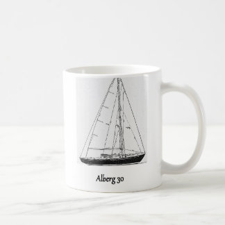 Klassische Alberg 30 Yacht Kaffeetasse