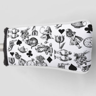 Klassische Alice-Abenteuer in Wonderland-Charakter Golf Headcover