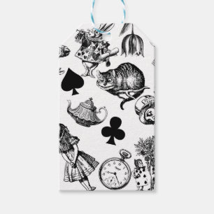 Klassische Alice im Wunderland Charaktere Geschenkanhänger