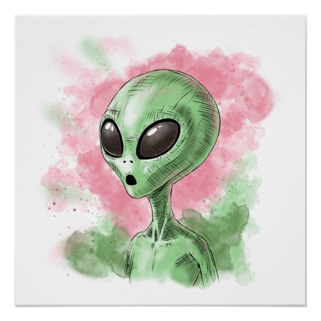 Klassische Alien Poster (Vorderseite)