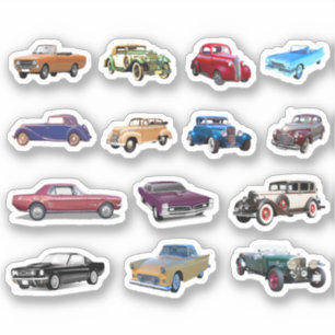 Klassische Altfahrzeuge Aufkleber