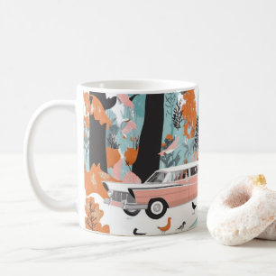Klassische amerikanische Auto-Wandkunst, Vintage-A Kaffeetasse