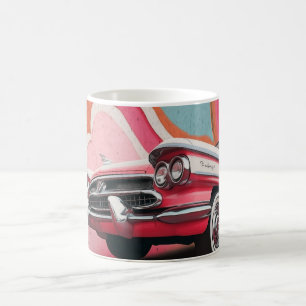 Klassische amerikanische Autos Wandkunst Druck, Vi Kaffeetasse