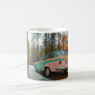 Klassische amerikanische Autos Wandkunst Druck, Vi Kaffeetasse