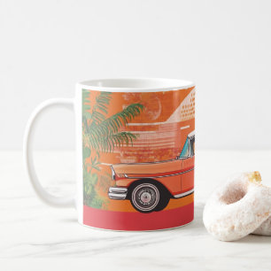 Klassische amerikanische Autos Wandkunst Druck, Vi Kaffeetasse