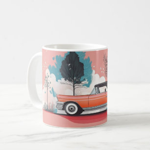 Klassische amerikanische Autos Wandkunst Druck, Vi Kaffeetasse